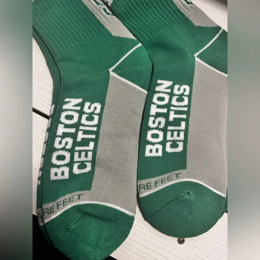 (2) NWT Boston Celtics Nba Socks Set Men's Large